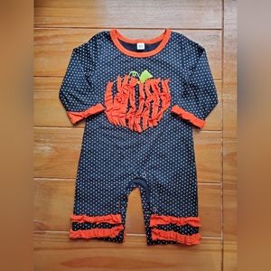 👶5/$15 Baby Girl Pumpkin Onsie